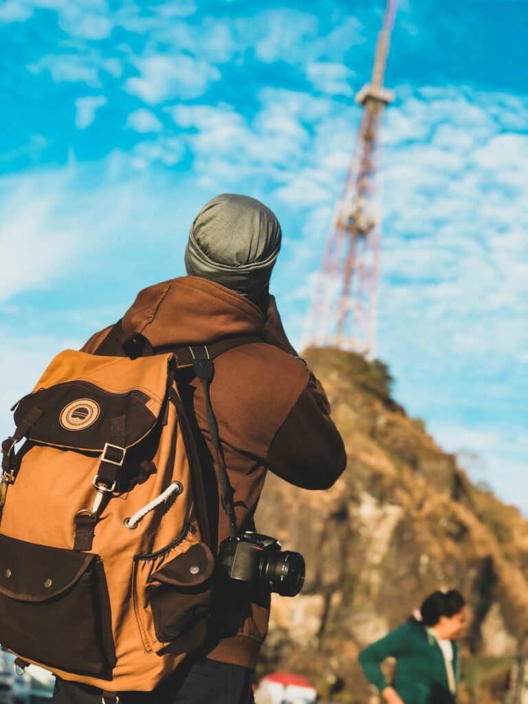 A man clicking pictures
for Echoes times